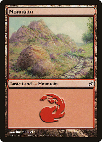 Mountain (297) [Lorwyn] Foil