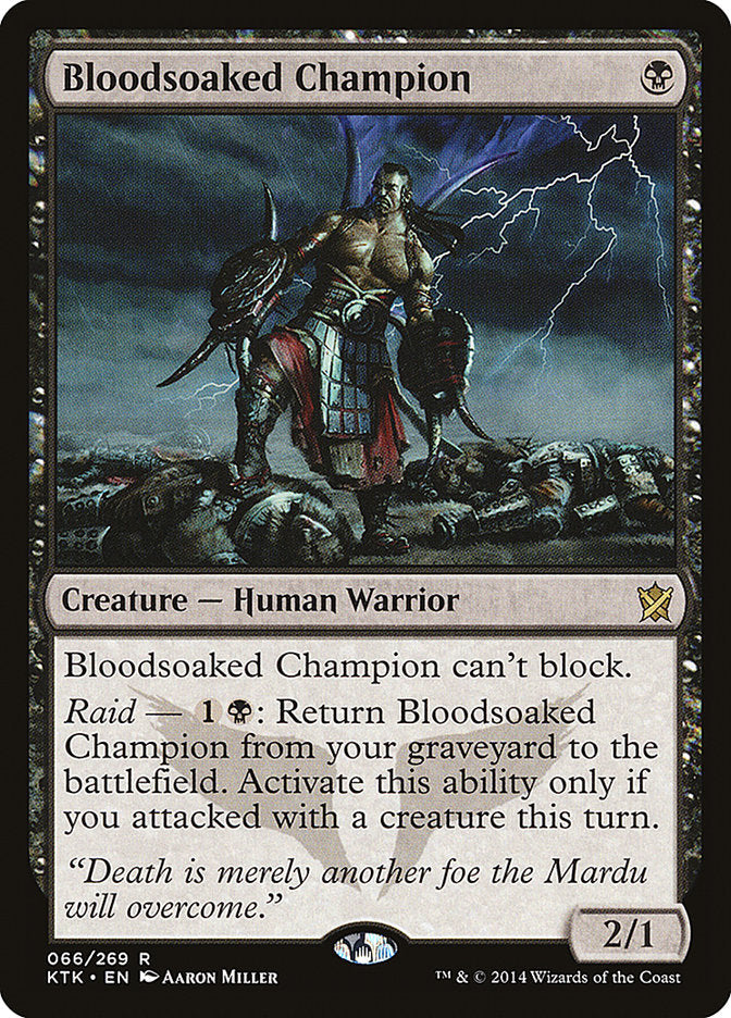 Bloodsoaked Champion [Khans of Tarkir] Foil