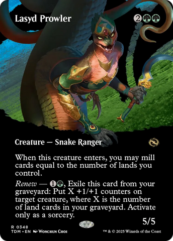 Lasyd Prowler (Borderless) [Tarkir: Dragonstorm] Foil