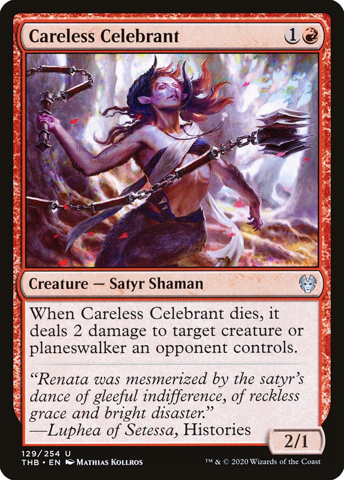Careless Celebrant [Theros Beyond Death] Foil