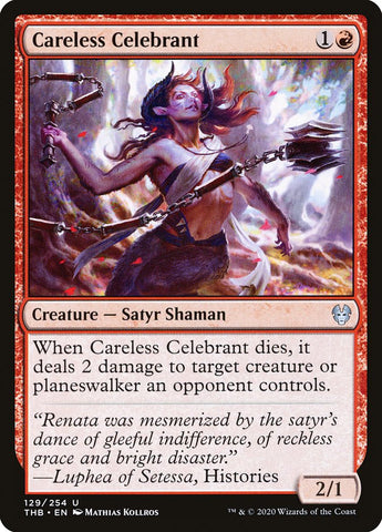 Careless Celebrant [Theros Beyond Death] Foil