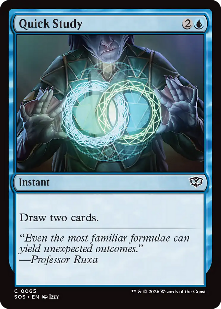 Quick Study [Secrets of Strixhaven] Foil