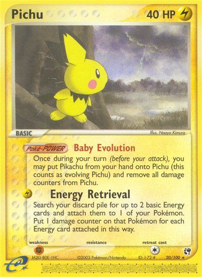 Pichu (20/100) [EX: Sandstorm] Reverse Holofoil
