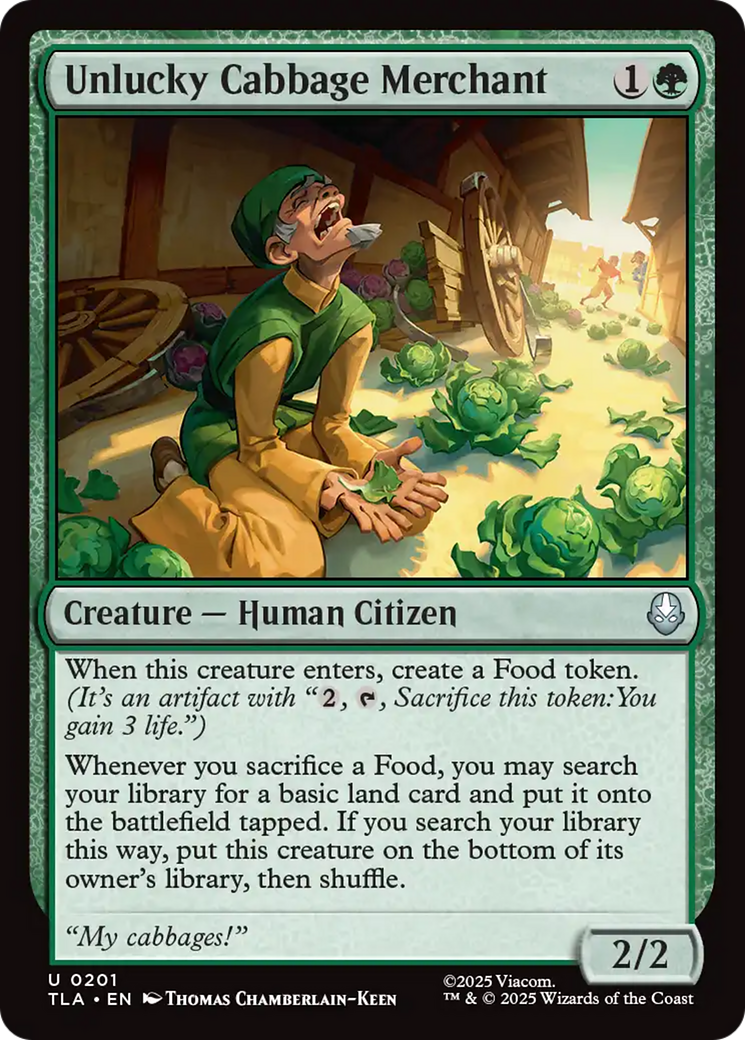 Unlucky Cabbage Merchant [Avatar: The Last Airbender] Foil
