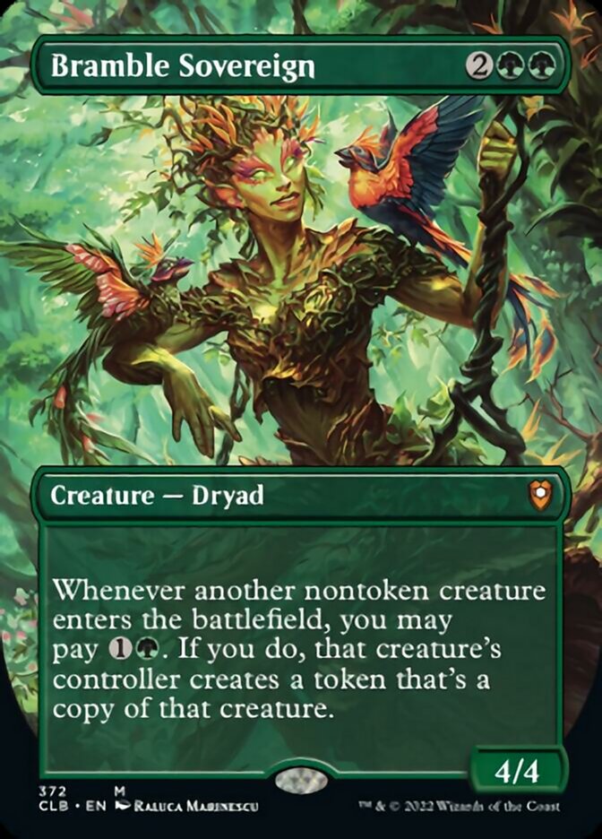 Bramble Sovereign (Borderless Alternate Art) [Commander Legends: Battle for Baldur's Gate] Foil