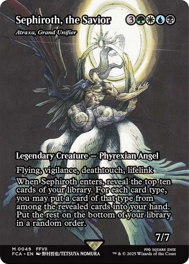 Atraxa, Grand Unifier - Sephiroth, the Savior (Showcase) [FINAL FANTASY : Through the Ages] Foil