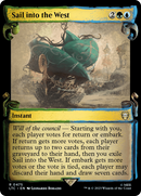 Sail into the West [The Lord of the Rings: Tales of Middle-Earth Commander Showcase Scrolls] Foil