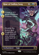 Roar of Endless Song (Borderless) [Tarkir: Dragonstorm] Foil