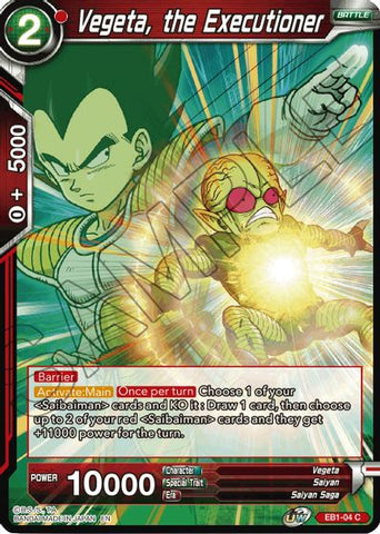 Vegeta, the Executioner (EB1-004) [Battle Evolution Booster] Parallel Foil