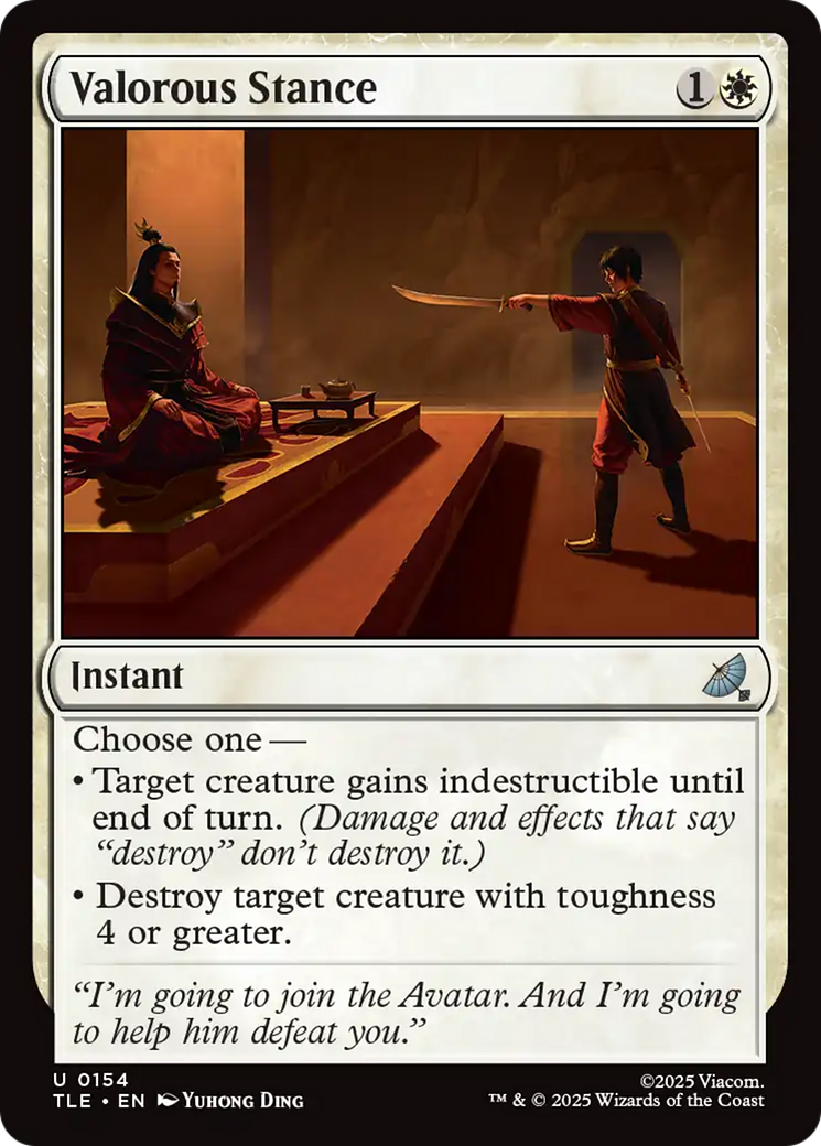 Valorous Stance [Avatar: The Last Airbender: Eternal-Legal] Foil