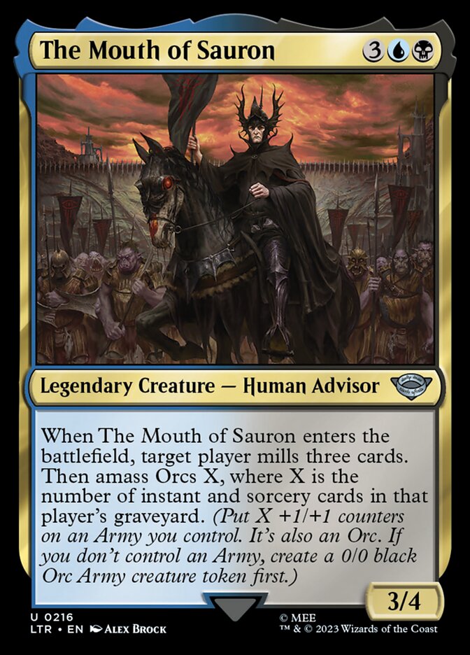 The Mouth of Sauron [The Lord of the Rings: Tales of Middle-Earth] Foil