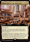 Great Hall of the Biblioplex (Extended Art) [Secrets of Strixhaven] Foil