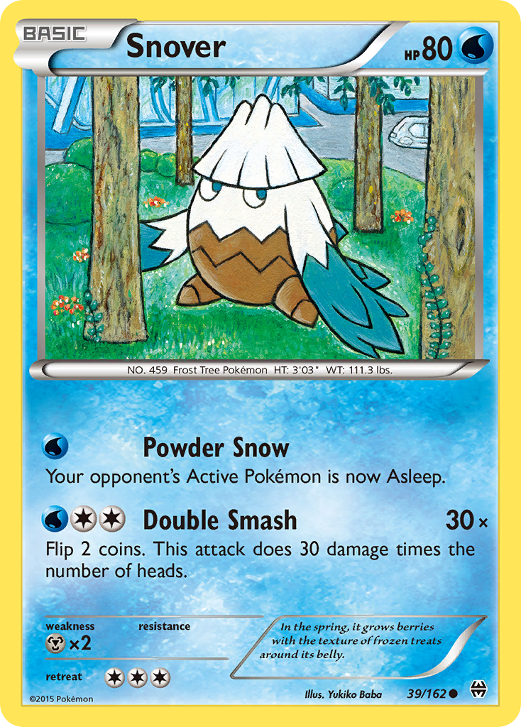 Snover (39/162) [XY: BREAKthrough] Reverse Holofoil