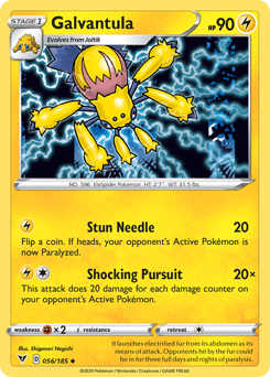 Galvantula (056/185) [Sword & Shield: Vivid Voltage] Reverse Holofoil