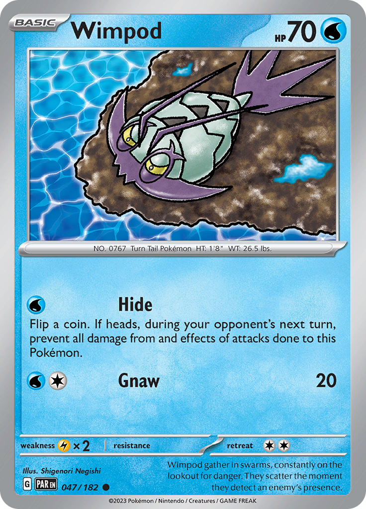 Wimpod (047/182) [Scarlet & Violet: Paradox Rift] Reverse Holofoil