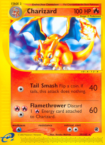 Charizard (39/165) [Expedition: Base Set] Reverse Holofoil