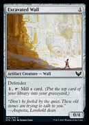 Excavated Wall [Strixhaven: School of Mages] Foil