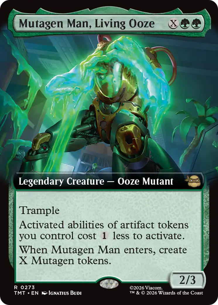 Mutagen Man, Living Ooze (Extended Art) [Teenage Mutant Ninja Turtles] Foil