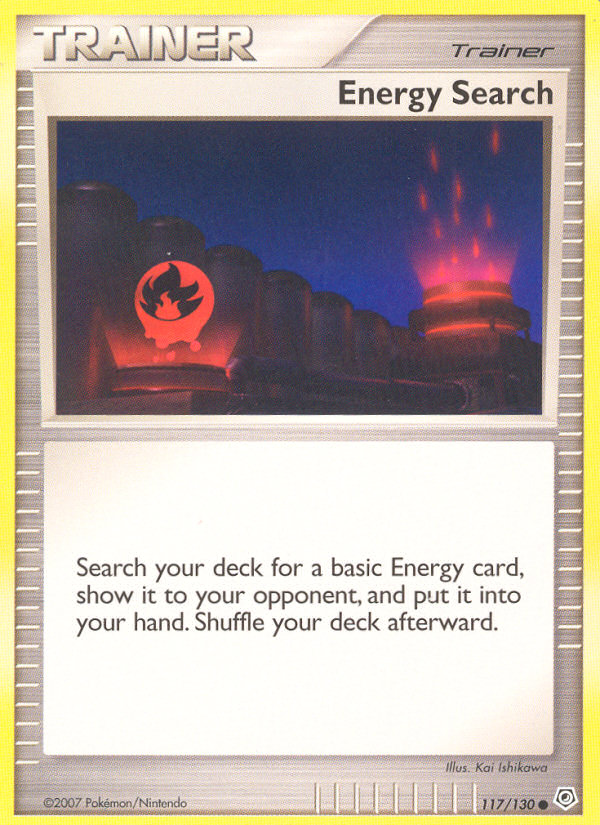 Energy Search (117/130) [Diamond & Pearl: Base Set] Reverse Holofoil