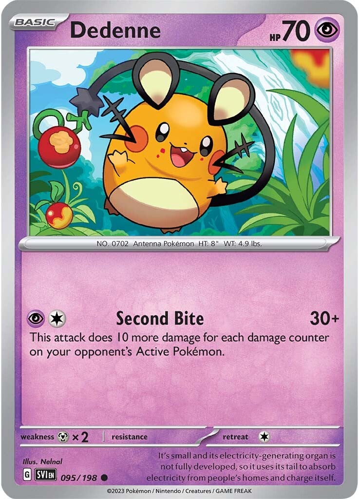 Dedenne (095/198) [Scarlet & Violet: Base Set] Reverse Holofoil