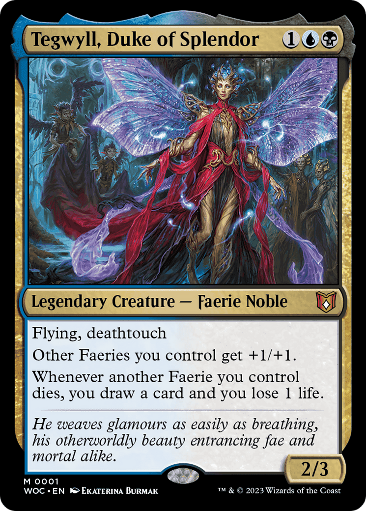 Tegwyll, Duke of Splendor [Wilds of Eldraine Commander] Foil
