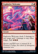 Explosive Welcome [Strixhaven: School of Mages] Foil