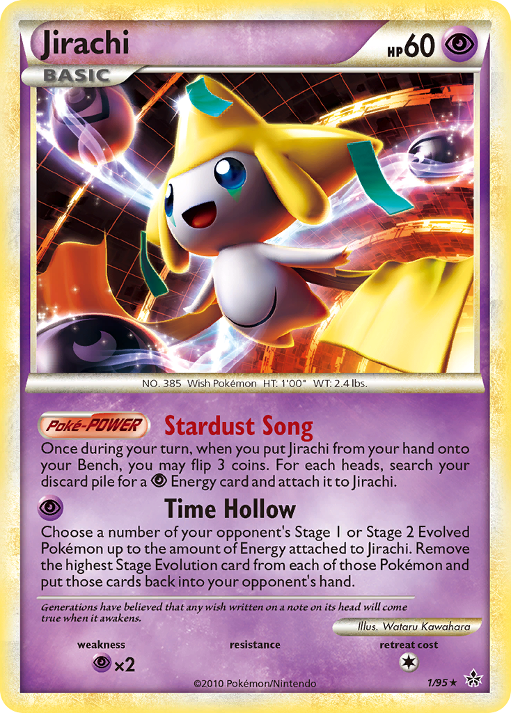 Jirachi (1/95) [HeartGold & SoulSilver: Unleashed] Reverse Holofoil
