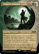 Aragorn, Company Leader (Showcase Ring Frame) [The Lord of the Rings: Tales of Middle-Earth] Foil