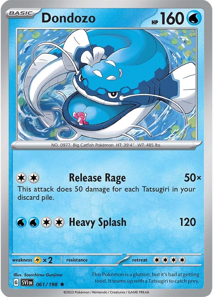 Dondozo (061/198) [Scarlet & Violet: Base Set] Reverse Holofoil