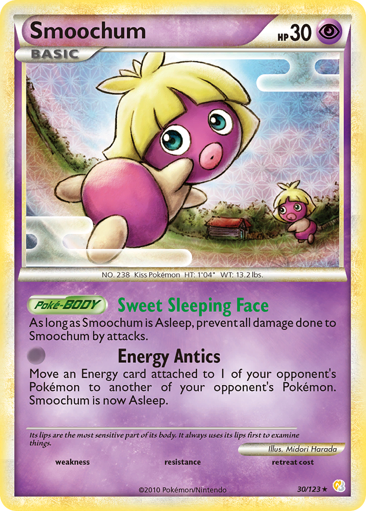 Smoochum (30/123) [HeartGold & SoulSilver: Base Set] Reverse Holofoil
