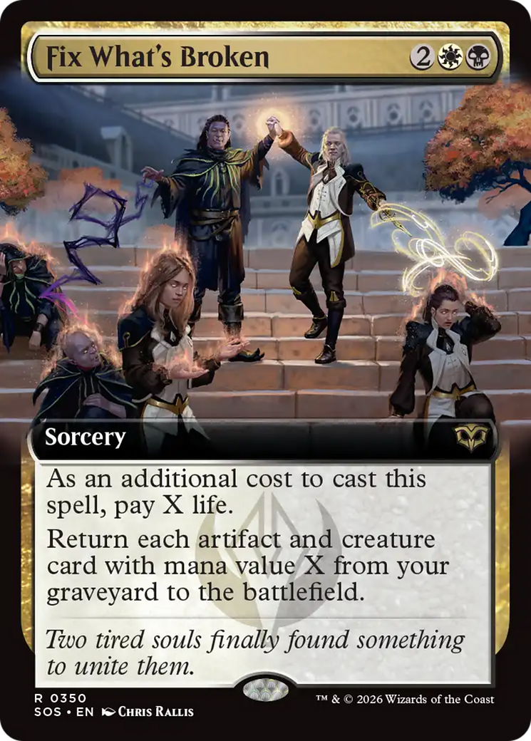 Fix What's Broken (Extended Art) [Secrets of Strixhaven] Foil