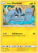 Alolan Geodude (34/181) [Sun & Moon: Team Up] Reverse Holofoil