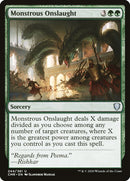 Monstrous Onslaught [Commander Legends] Foil