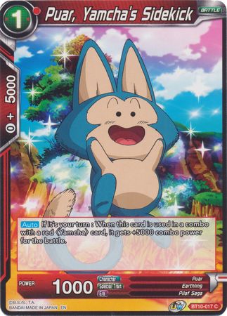Puar, Yamcha's Sidekick (BT10-017) [Rise of the Unison Warrior] Parallel Foil