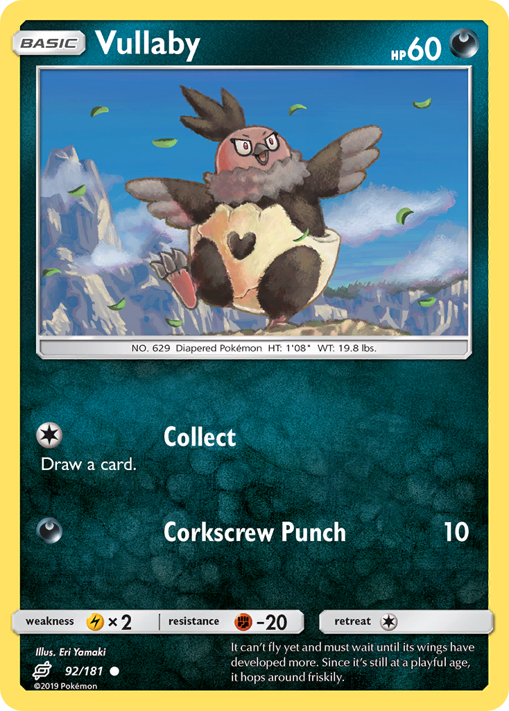 Vullaby (92/181) [Sun & Moon: Team Up] Reverse Holofoil