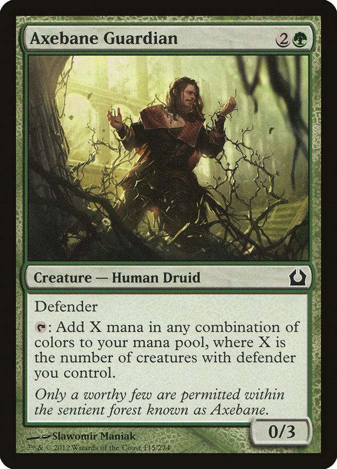 Axebane Guardian [Return to Ravnica] Foil