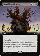 Bloodline Bidding (Extended Art) [Lorwyn Eclipsed] Foil