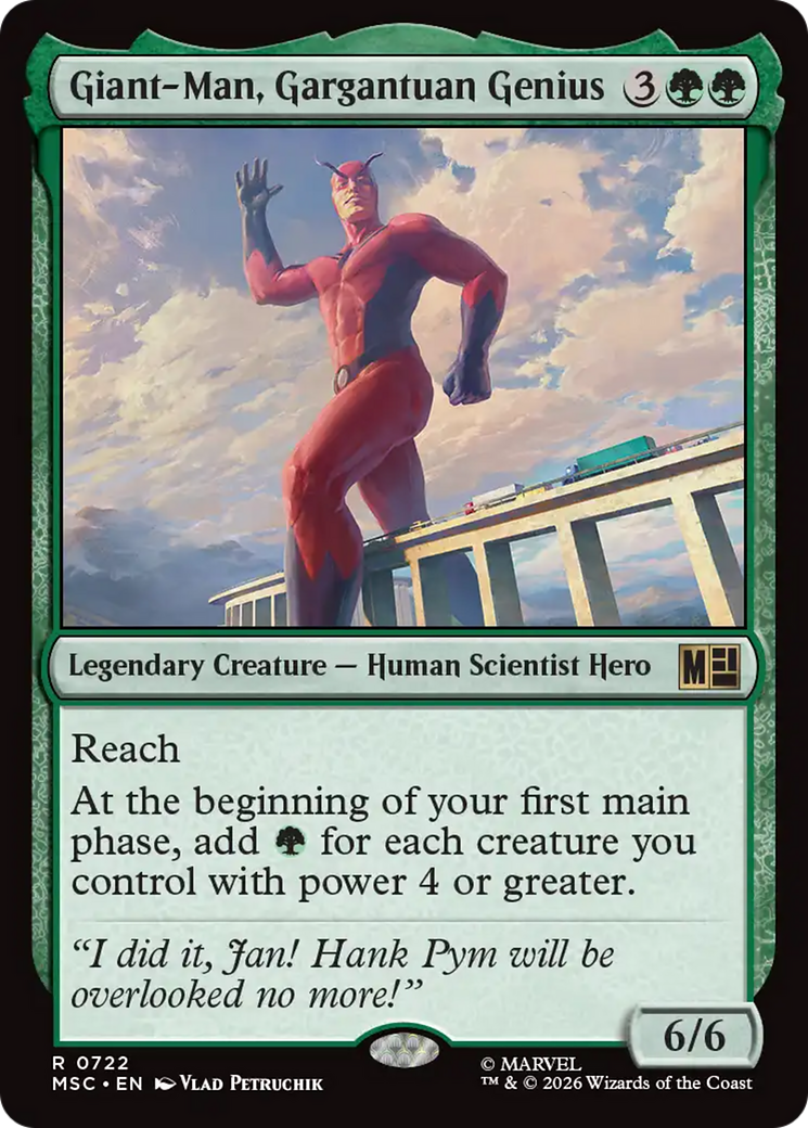Giant-Man, Gargantuan Genius [Marvel Super Heroes Commander] Foil