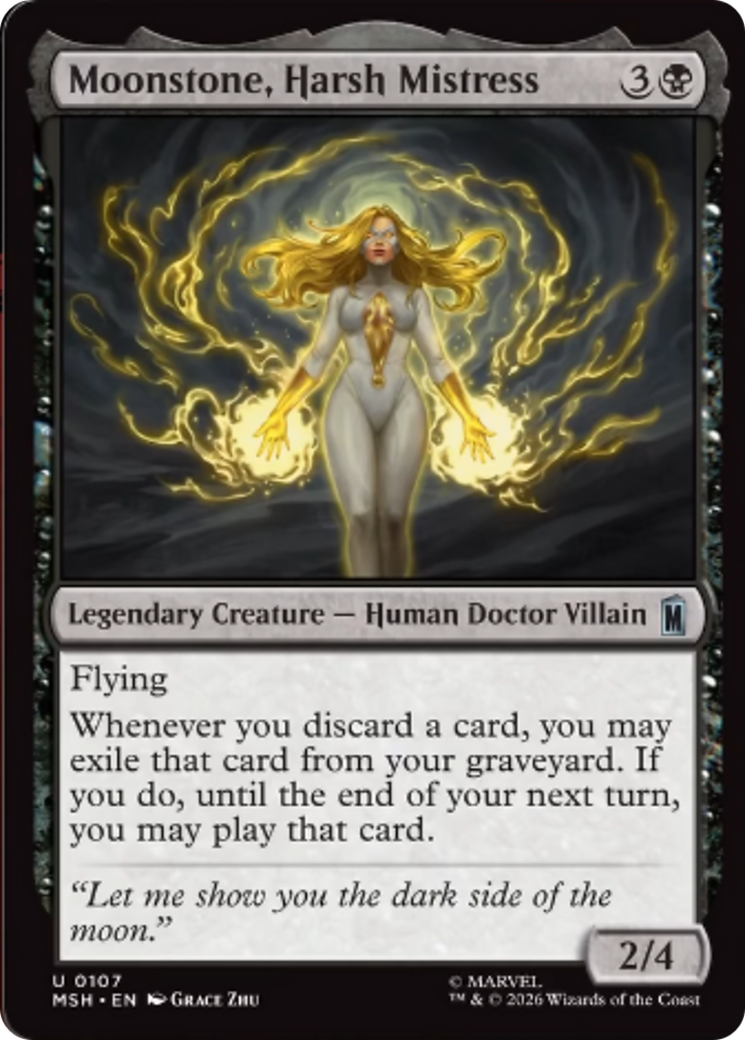 Moonstone, Harsh Mistress [Marvel Super Heroes] Foil