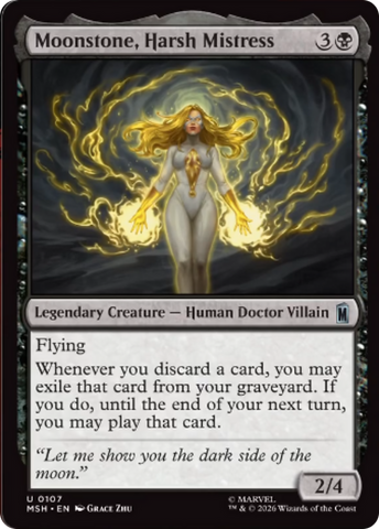 Moonstone, Harsh Mistress [Marvel Super Heroes] Foil