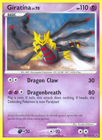 Giratina (28/127) [Platinum: Base Set] Reverse Holofoil