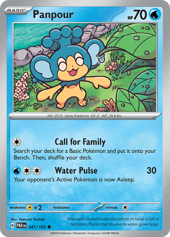 Panpour (041/182) [Scarlet & Violet: Paradox Rift] Reverse Holofoil