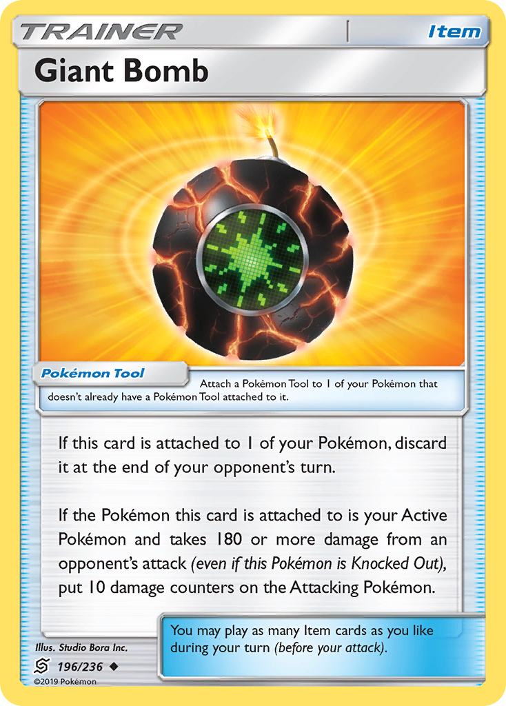 Giant Bomb (196/236) [Sun & Moon: Unified Minds] Reverse Holofoil