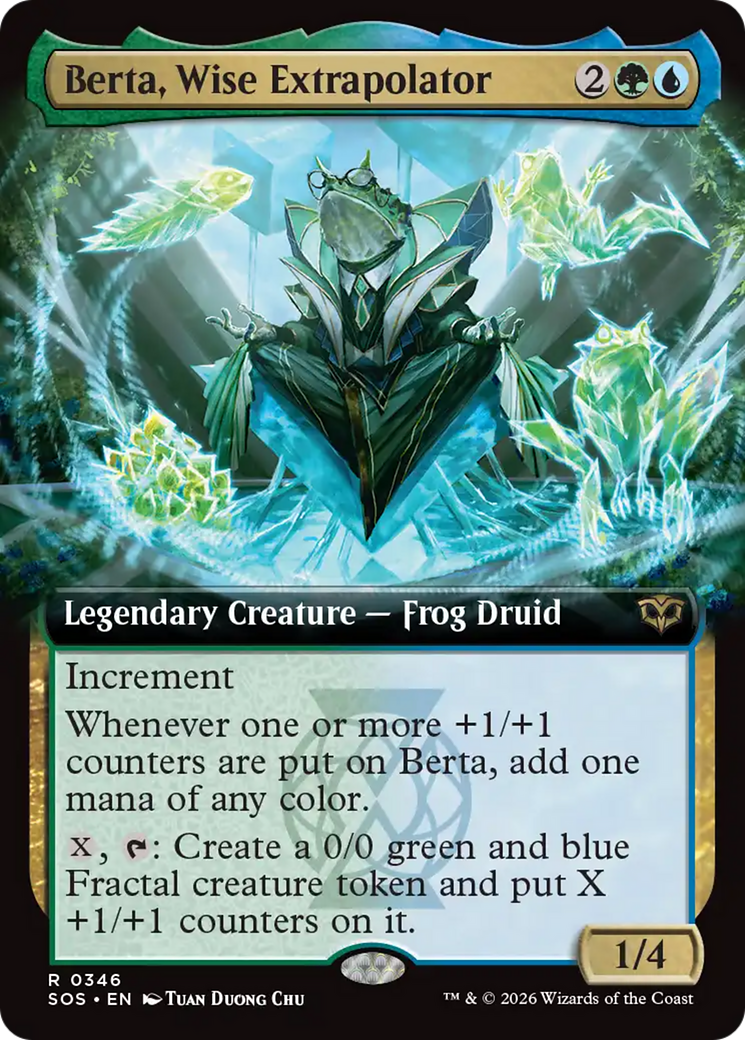 Berta, Wise Extrapolator (Extended Art) [Secrets of Strixhaven] Foil