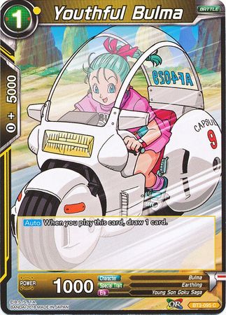 Youthful Bulma (BT3-095) [Cross Worlds] Parallel Foil