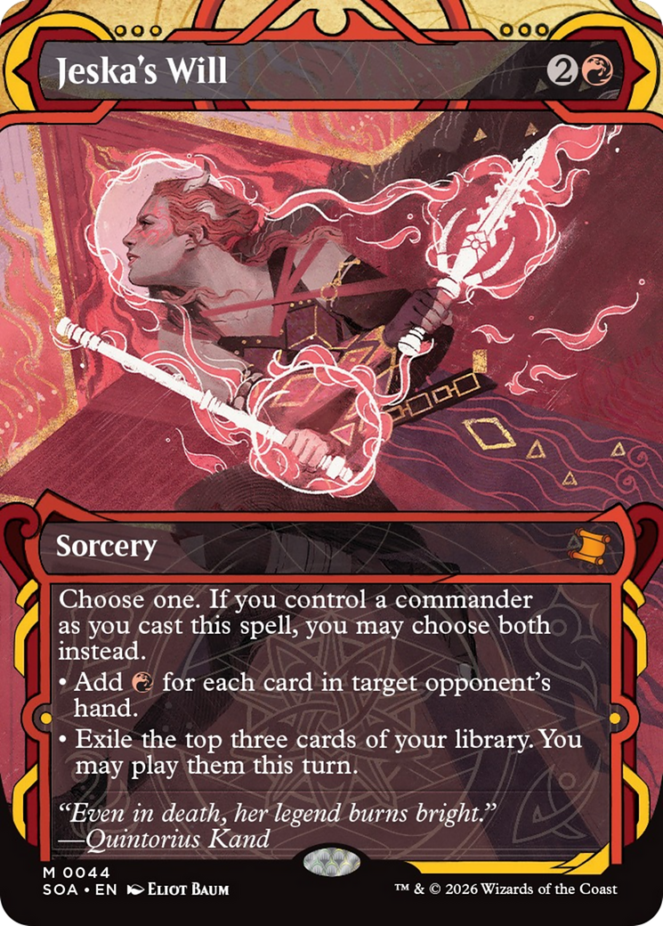 Jeska's Will [Secrets of Strixhaven: Mystical Archive] Foil