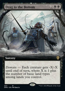 Drag to the Bottom (Extended Art) [Dominaria United] Foil