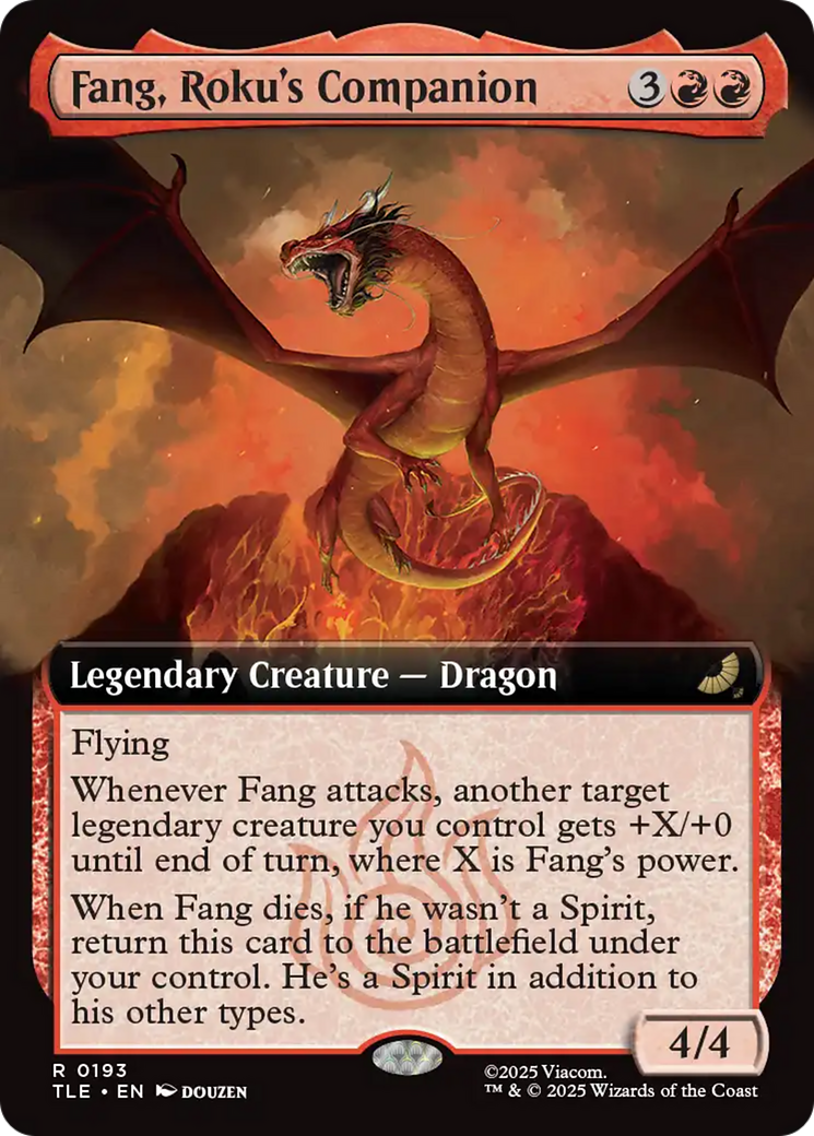 Fang, Roku's Companion (Extended Art) [Avatar: The Last Airbender: Eternal-Legal] Foil