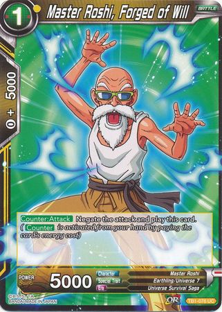 Master Roshi, Forged of Will (TB1-076) [The Tournament of Power] Parallel Foil