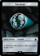 Dalek // Treasure (0031) Double-Sided Token [Doctor Who Tokens] Foil